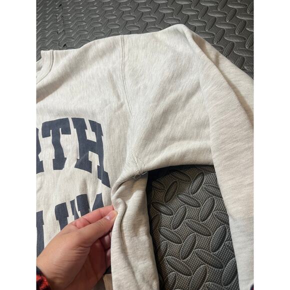 UNC North Carolina Champion Reverse Weave Crewneck Tarheels Gray Size Small - Picture 5 of 9